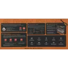 Клавиатура A4Tech AT87 Renegade черный/зеленый USB for gamer LED (AT87) кабель 1.8м