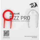 Клавиатура Redragon Fizz Pro механическая белый USB беспроводная BT/Radio for gamer для ноутбука LED (72598) кабель 1.8м