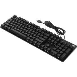 Клавиатура Logitech G412 SE механическая черный USB for gamer LED (920-010440) кабель 1.8м
