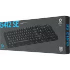 Клавиатура Logitech G412 SE механическая черный USB for gamer LED (920-010440) кабель 1.8м
