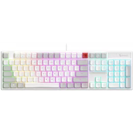 Клавиатура A4Tech Bloody B230N белый USB Multimedia for gamer LED (B230N) кабель 1.8м