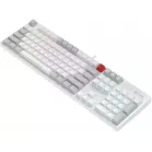 Клавиатура A4Tech Bloody B230N белый USB Multimedia for gamer LED (B230N) кабель 1.8м