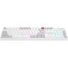 Клавиатура A4Tech Bloody B230N белый USB Multimedia for gamer LED (B230N) кабель 1.8м