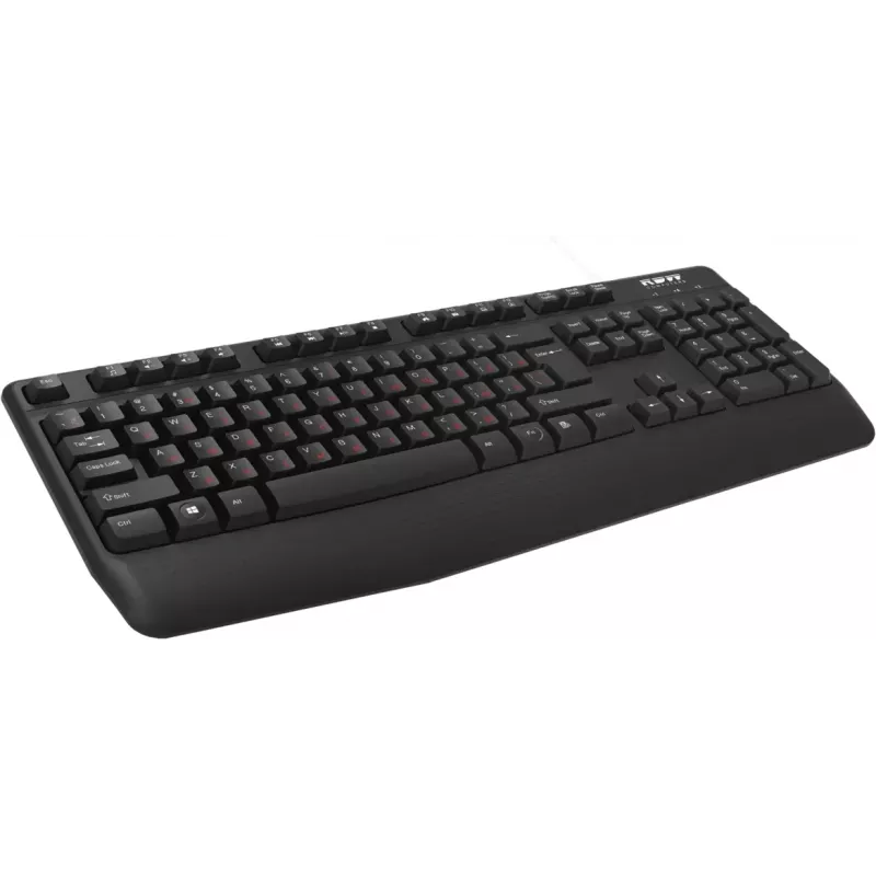 Клавиатура RDW Computers RDW02-KB черный беспроводная BT Multimedia (подставка для запястий) (KBC01T3L1F1S01)