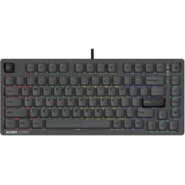 Клавиатура A4Tech MS76 темно-серый USB Multimedia for gamer LED кабель 1.8м