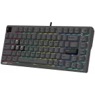 Клавиатура A4Tech MS76 темно-серый USB Multimedia for gamer LED кабель 1.8м