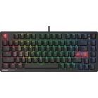 Клавиатура A4Tech MS76 механическая черный USB Multimedia for gamer LED кабель 1.8м