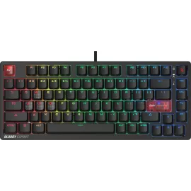 Клавиатура A4Tech MS76 механическая черный USB Multimedia for gamer LED кабель 1.8м
