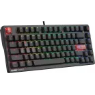 Клавиатура A4Tech MS76 механическая черный USB Multimedia for gamer LED кабель 1.8м