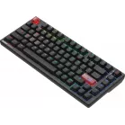 Клавиатура A4Tech MS76 механическая черный USB Multimedia for gamer LED кабель 1.8м