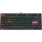 Клавиатура A4Tech MS76 механическая черный USB Multimedia for gamer LED кабель 1.8м