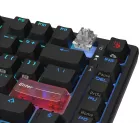 Клавиатура A4Tech MS76 механическая черный USB Multimedia for gamer LED кабель 1.8м
