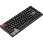 Клавиатура A4Tech MS76 механическая черный USB Multimedia for gamer LED кабель 1.8м