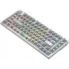 Клавиатура A4Tech MS76 механическая белый USB Multimedia for gamer LED кабель 1.8м