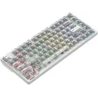 Клавиатура A4Tech MS76 механическая белый USB Multimedia for gamer LED кабель 1.8м