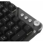 Клавиатура MSI STRIKE 600 Silent механическая серый/черный USB Multimedia for gamer LED (S11-04RU256-CLA) кабель 1.8м