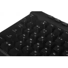 Клавиатура MSI STRIKE Pro W Silent механическая серый/черный USB беспроводная BT/Radio Multimedia for gamer LED (подставка для запястий) (S11-43RU210-CLA) кабель 2м