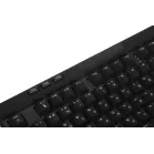 Клавиатура MSI STRIKE Pro W Silent механическая серый/черный USB беспроводная BT/Radio Multimedia for gamer LED (подставка для запястий) (S11-43RU210-CLA) кабель 2м