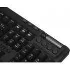 Клавиатура MSI STRIKE Pro W Silent механическая серый/черный USB беспроводная BT/Radio Multimedia for gamer LED (подставка для запястий) (S11-43RU210-CLA) кабель 2м