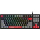 Клавиатура A4Tech S310N механическая черный/красный USB Multimedia for gamer