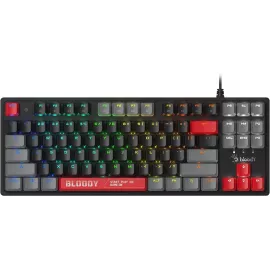 Клавиатура A4Tech S310N механическая черный/красный USB Multimedia for gamer