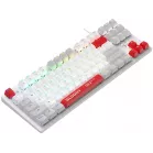 Клавиатура A4Tech S310N механическая белый/красный USB Multimedia for gamer LED кабель 1.8м