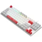 Клавиатура A4Tech S310N механическая белый/красный USB Multimedia for gamer LED кабель 1.8м
