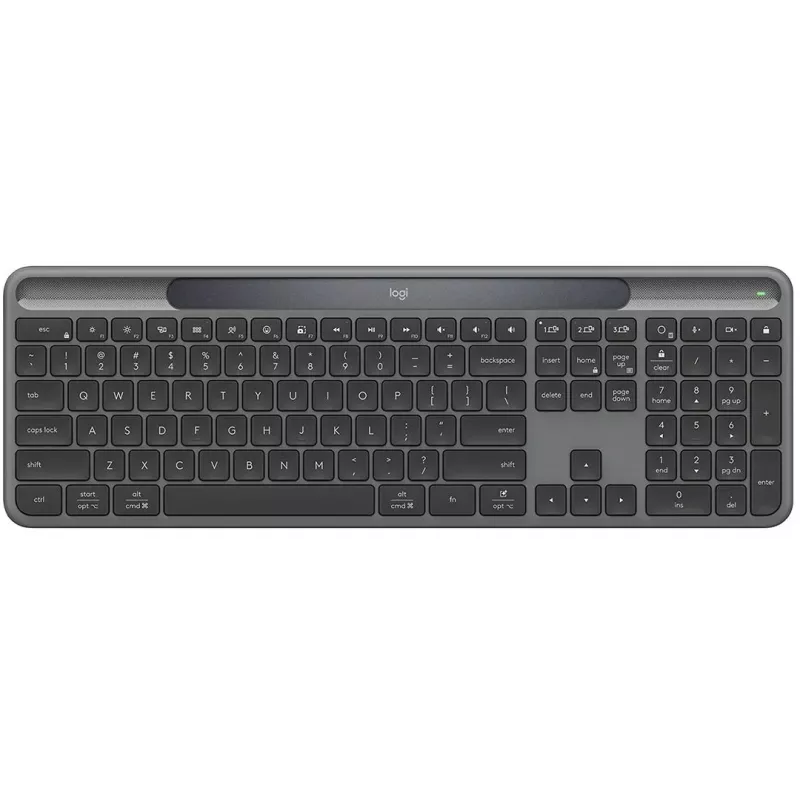 Клавиатура Logitech K980 графитовый беспроводная BT slim (920-013768)