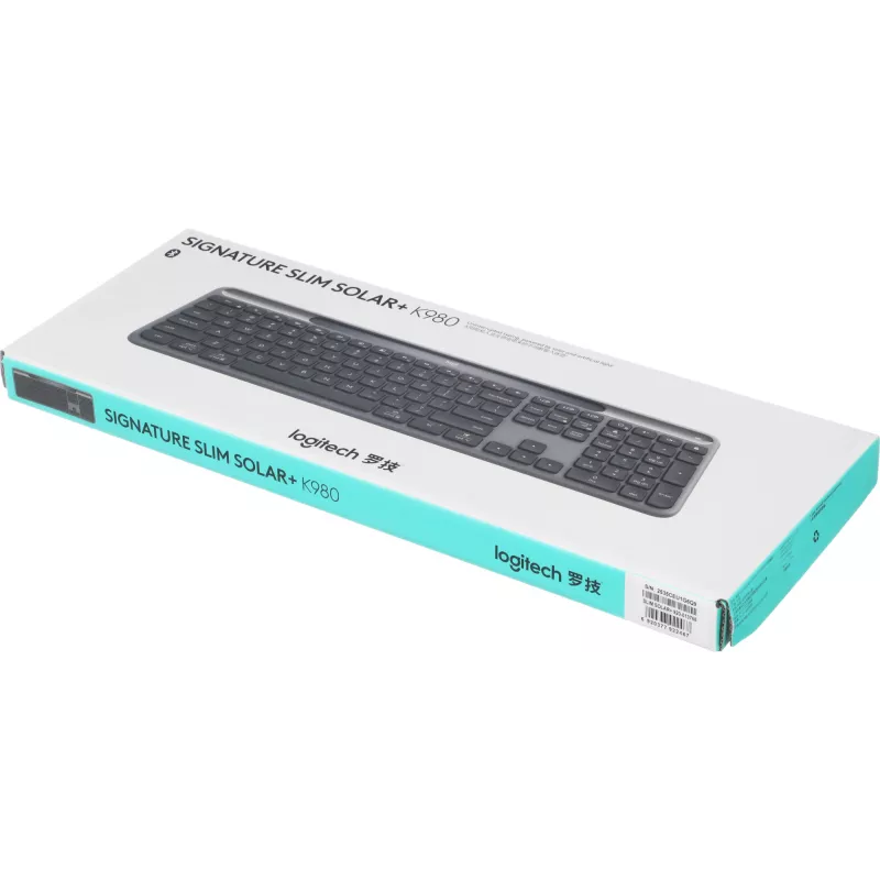 Клавиатура Logitech K980 графитовый беспроводная BT slim (920-013768)