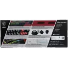 Клавиатура MSI GK30 Infrared черный/красный USB Multimedia for gamer LED (подставка для запястий) (S11-04RUF01-CLA) кабель 1.8м