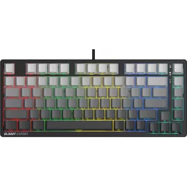 Клавиатура A4Tech MS76 PLUS механическая черный/серый USB Multimedia for gamer LED кабель 1.8м