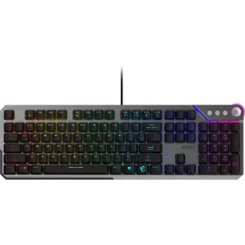 Клавиатура MSI Strike 600 V2 механическая черный USB Multimedia for gamer LED (S11-04RU261-CLA) кабель 1.8м
