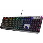 Клавиатура MSI Strike 600 V2 механическая черный USB Multimedia for gamer LED (S11-04RU261-CLA) кабель 1.8м