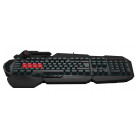 Клавиатура A4Tech Bloody B318 черный USB Multimedia for gamer LED (подставка для запястий) (B318)