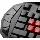 Клавиатура A4Tech Bloody B318 черный USB Multimedia for gamer LED (подставка для запястий) (B318)