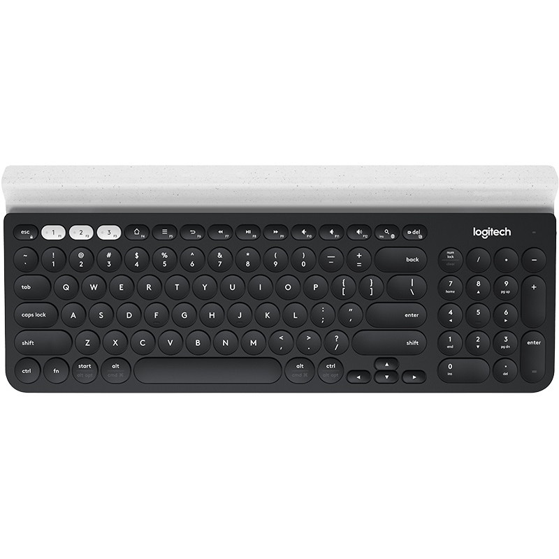 Клавиатура Logitech Multi-Device K780 черный/белый USB беспроводная BT Multimedia
