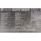 Клавиатура Оклик 710G BLACK DEATH черный/серый USB Multimedia for gamer LED