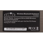 Клавиатура Оклик 840S черный USB беспроводная BT slim