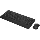 Клавиатура + мышь Logitech MK540 клав:черный мышь:черный USB беспроводная slim Multimedia (920-008686)