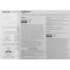 Клавиатура + мышь Logitech MK540 клав:черный мышь:черный USB беспроводная slim Multimedia (920-008686)