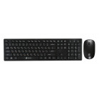 Клавиатура + мышь Оклик 240M клав:черный мышь:черный USB беспроводная slim Multimedia (1091253)