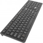 Клавиатура + мышь Defender Columbia C-775 клав:черный мышь:черный USB беспроводная slim Multimedia (45775)