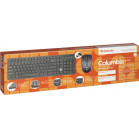 Клавиатура + мышь Defender Columbia C-775 клав:черный мышь:черный USB беспроводная slim Multimedia (45775)