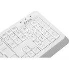 Клавиатура + мышь A4Tech Fstyler F1010 клав:белый/серый мышь:белый/серый USB Multimedia (F1010 WHITE)