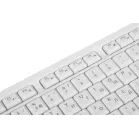 Клавиатура + мышь A4Tech Fstyler F1010 клав:белый/серый мышь:белый/серый USB Multimedia (F1010 WHITE)