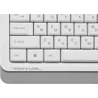 Клавиатура + мышь A4Tech Fstyler F1010 клав:белый/серый мышь:белый/серый USB Multimedia (F1010 WHITE)