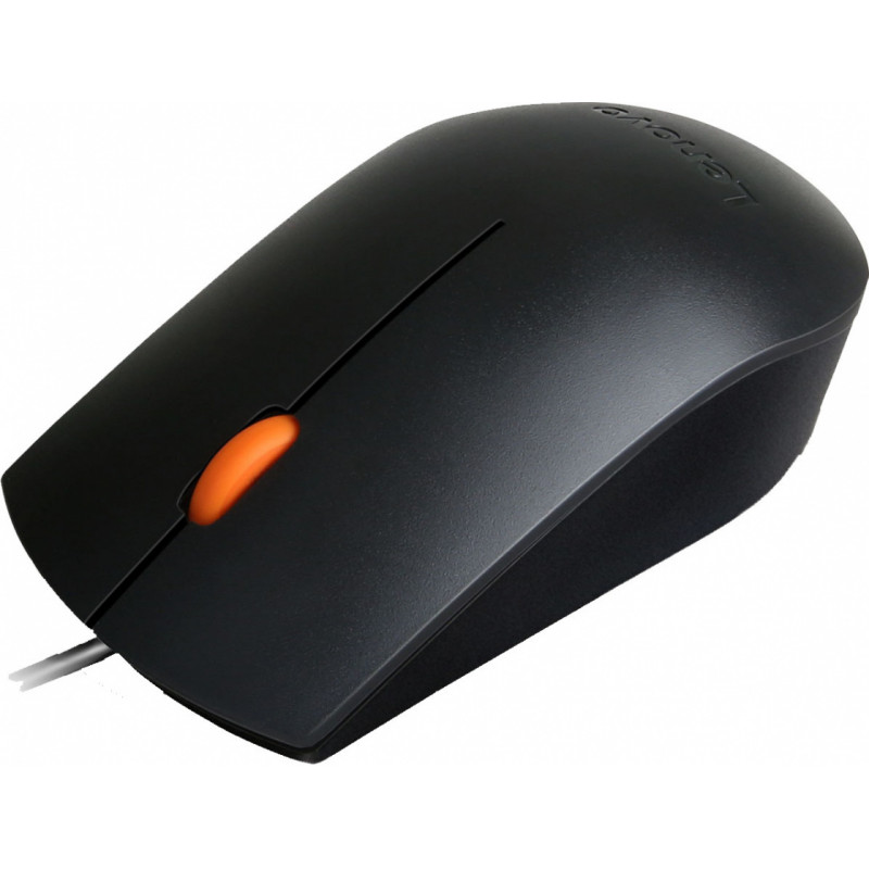 Клавиатура + мышь Lenovo 300 U клав:черный мышь:черный USB (GX30M39635)