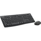 Клавиатура + мышь Logitech MK295 Silent Wireless Combo (Ru layout) клав:черный мышь:черный USB беспроводная (920-009807)