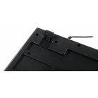 Клавиатура + мышь Defender Glion клав:черный мышь:черный/красный USB LED (45123)