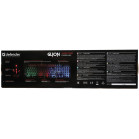 Клавиатура + мышь Defender Glion клав:черный мышь:черный/красный USB LED (45123)